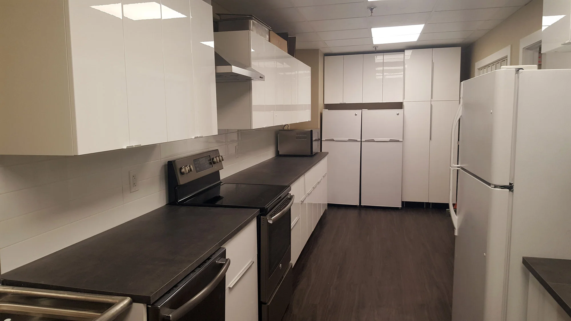 Community kitchen renovation in a Calgary apartment building