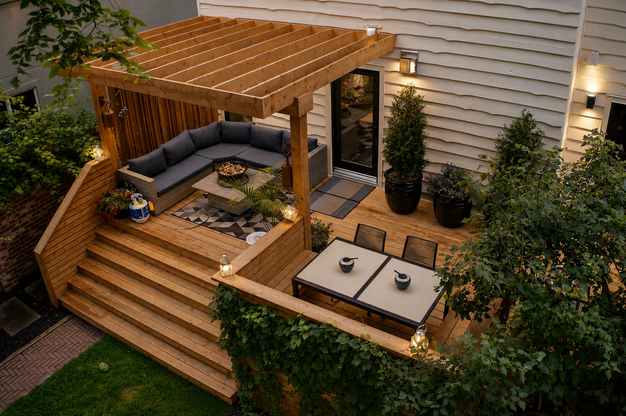 Deck in Mount Royal, Calgary