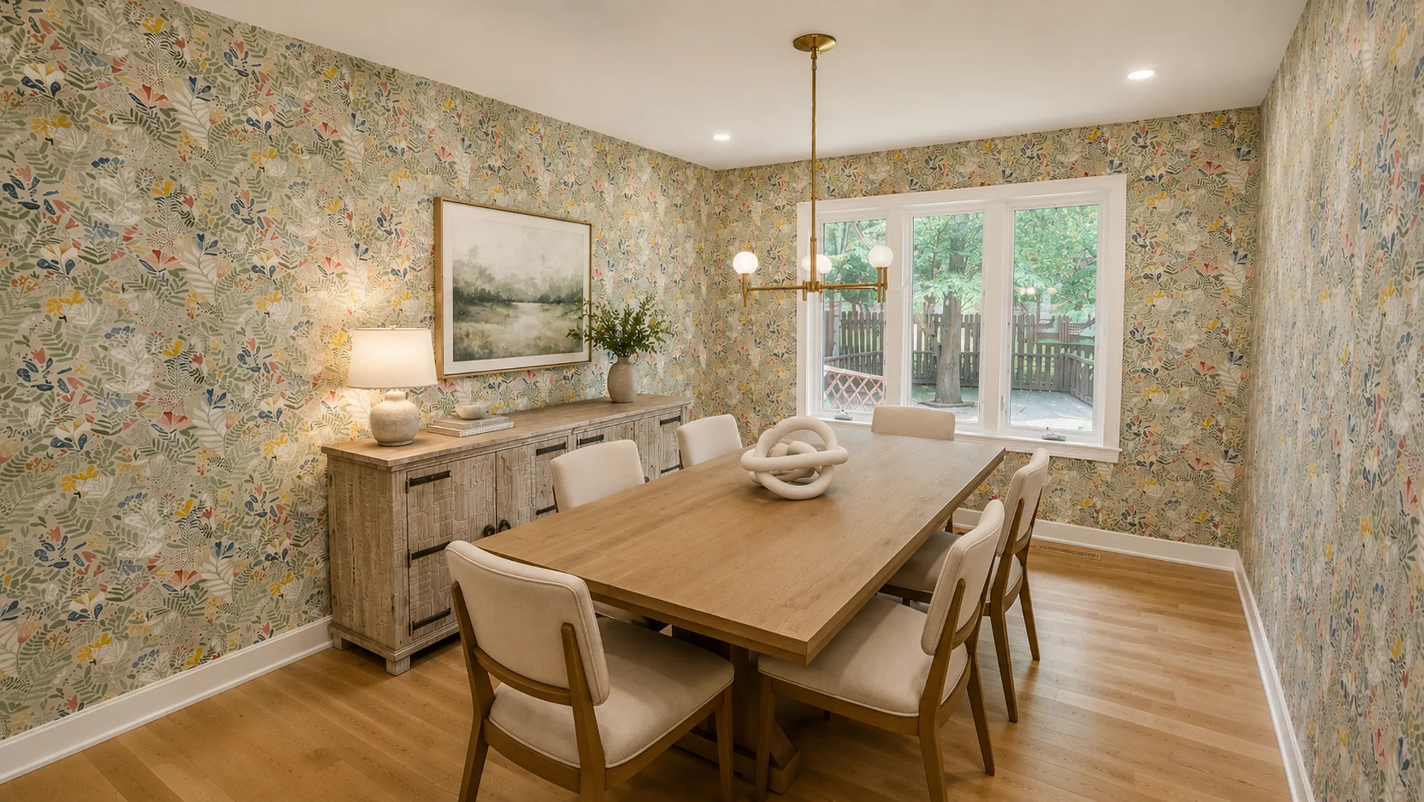 Dining room renovation in Canyon Meadows, Calgary