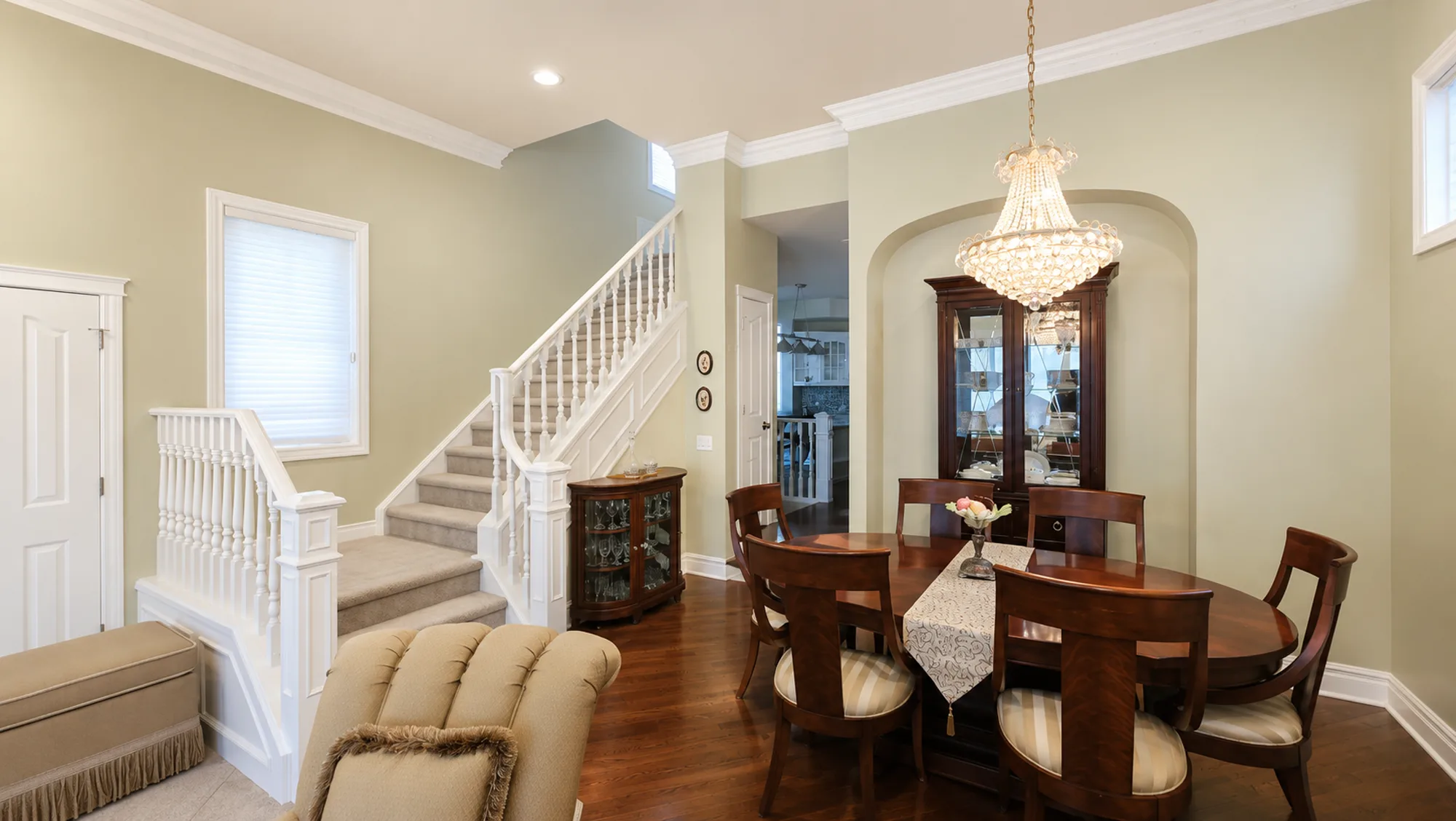 Dining room in Park Hill, Calgary