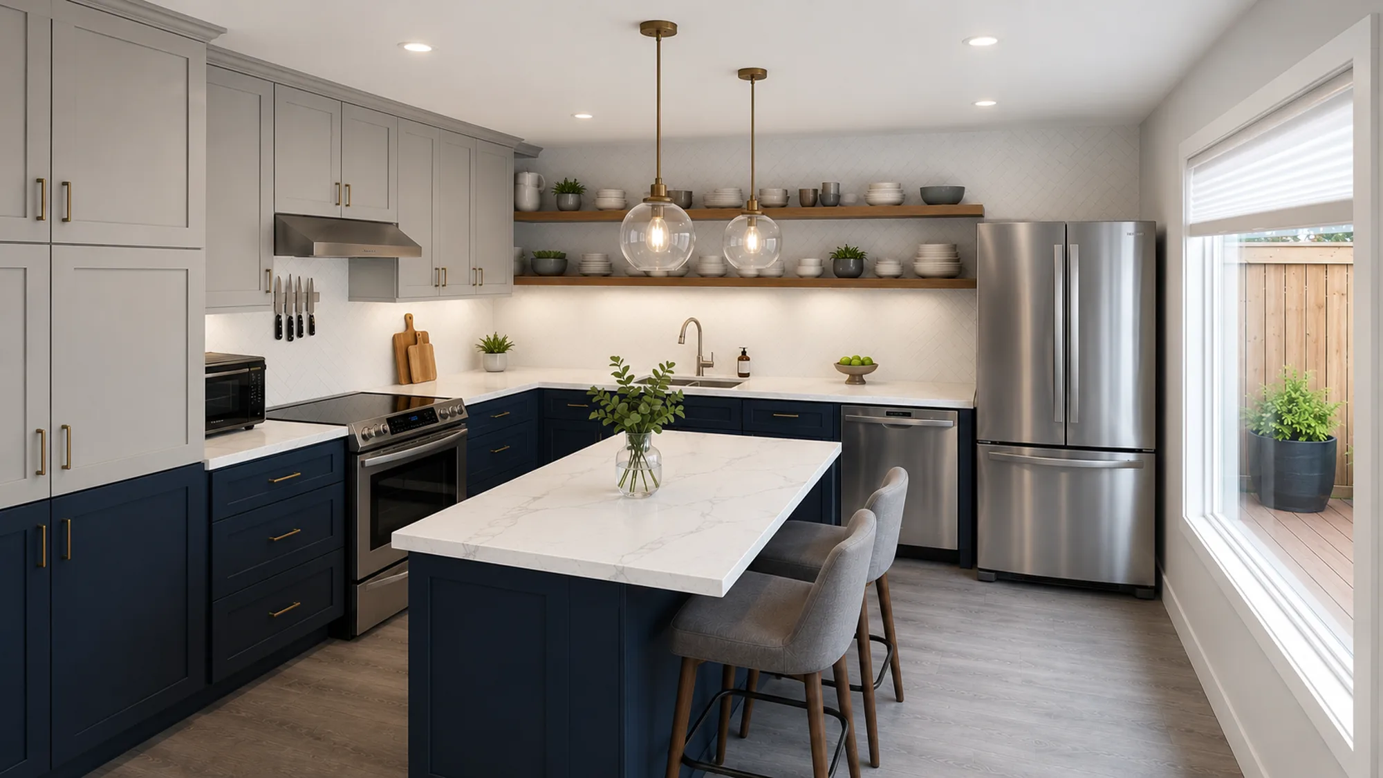 A kitchen renovation by Suite Home Renovations in Coach Hill, Calgary