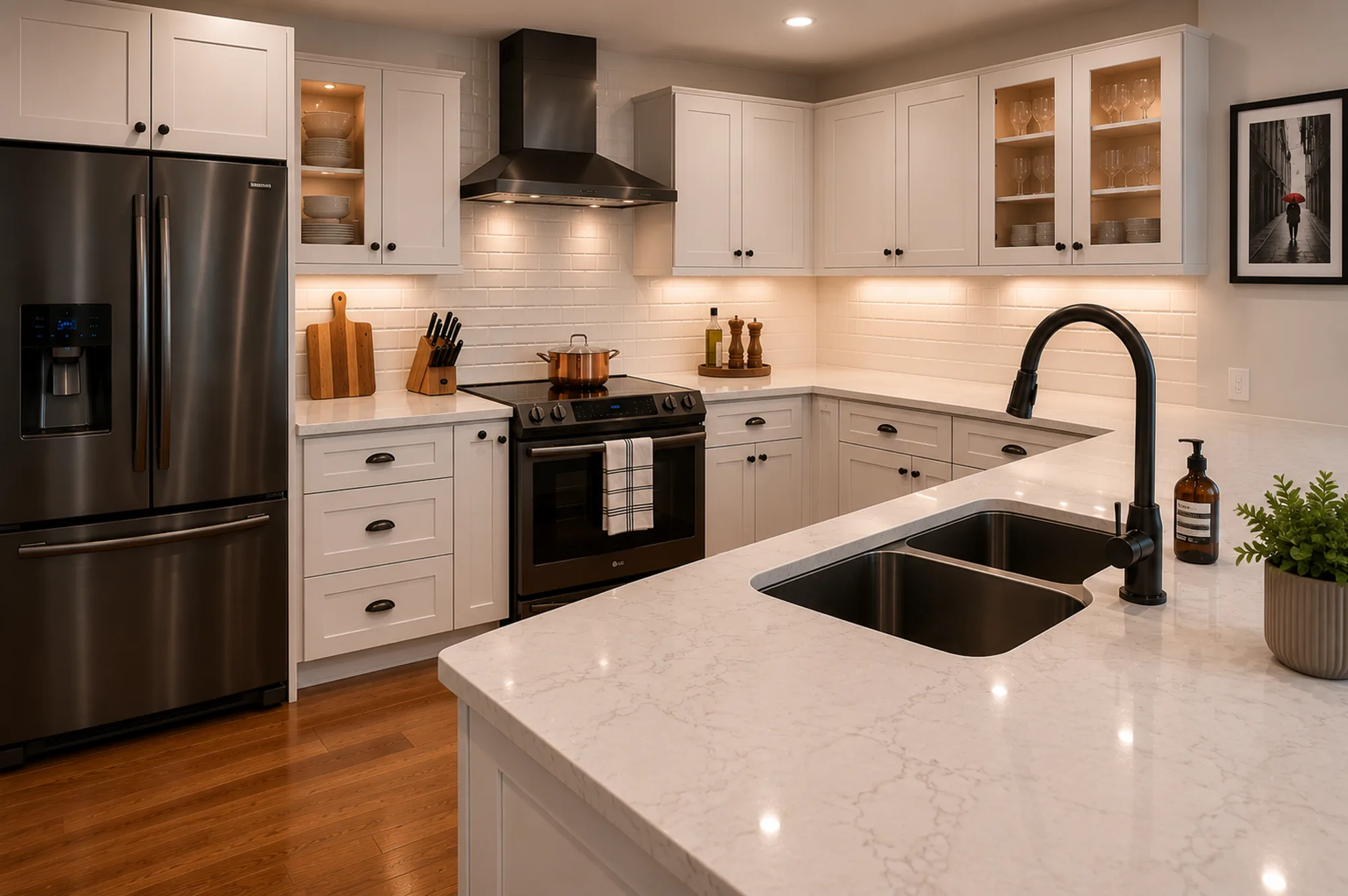 Kitchen renovation in Garrison Woods, Calgary