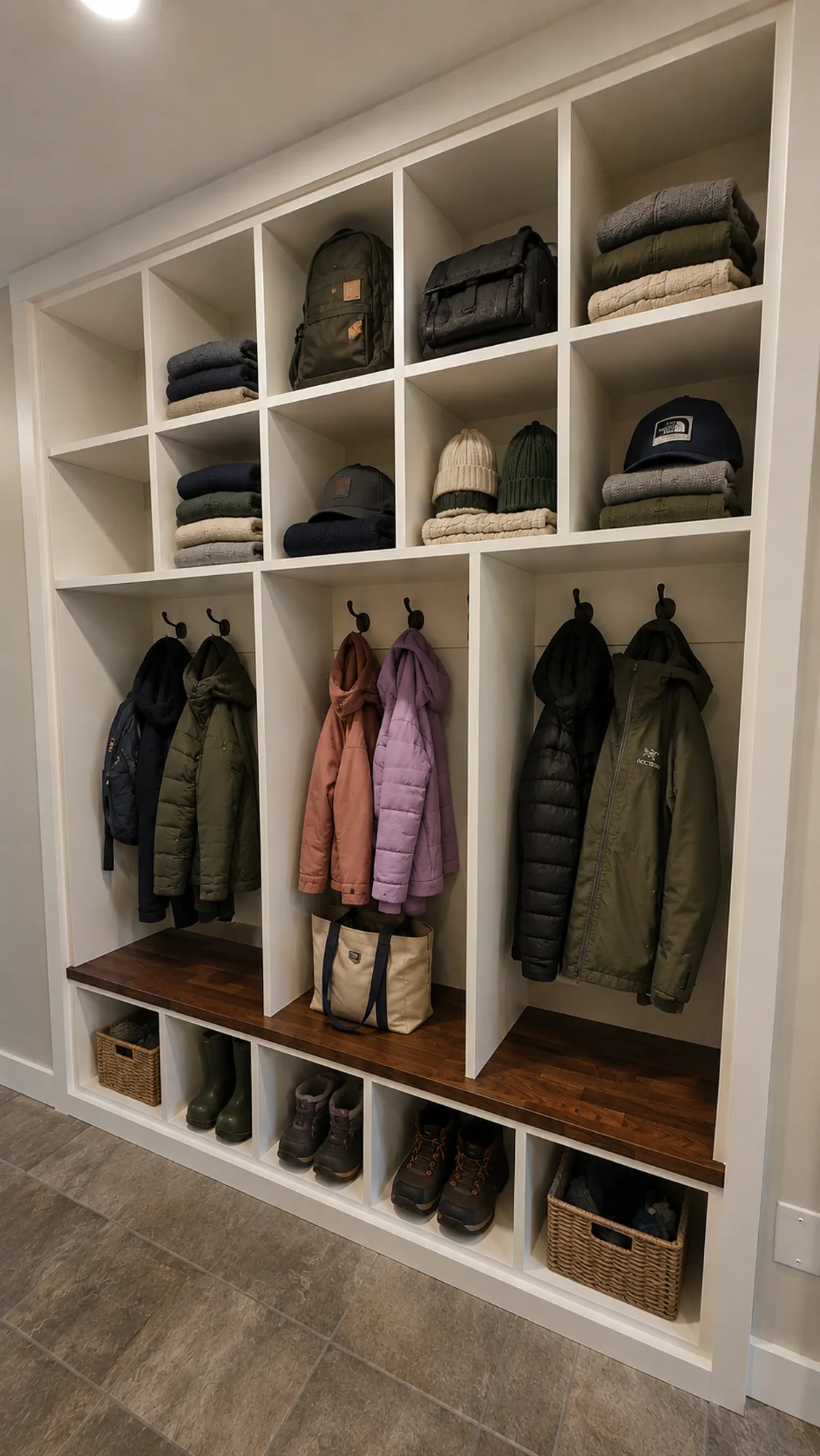 Custom locker room in Canyon Meadows, Calgary
