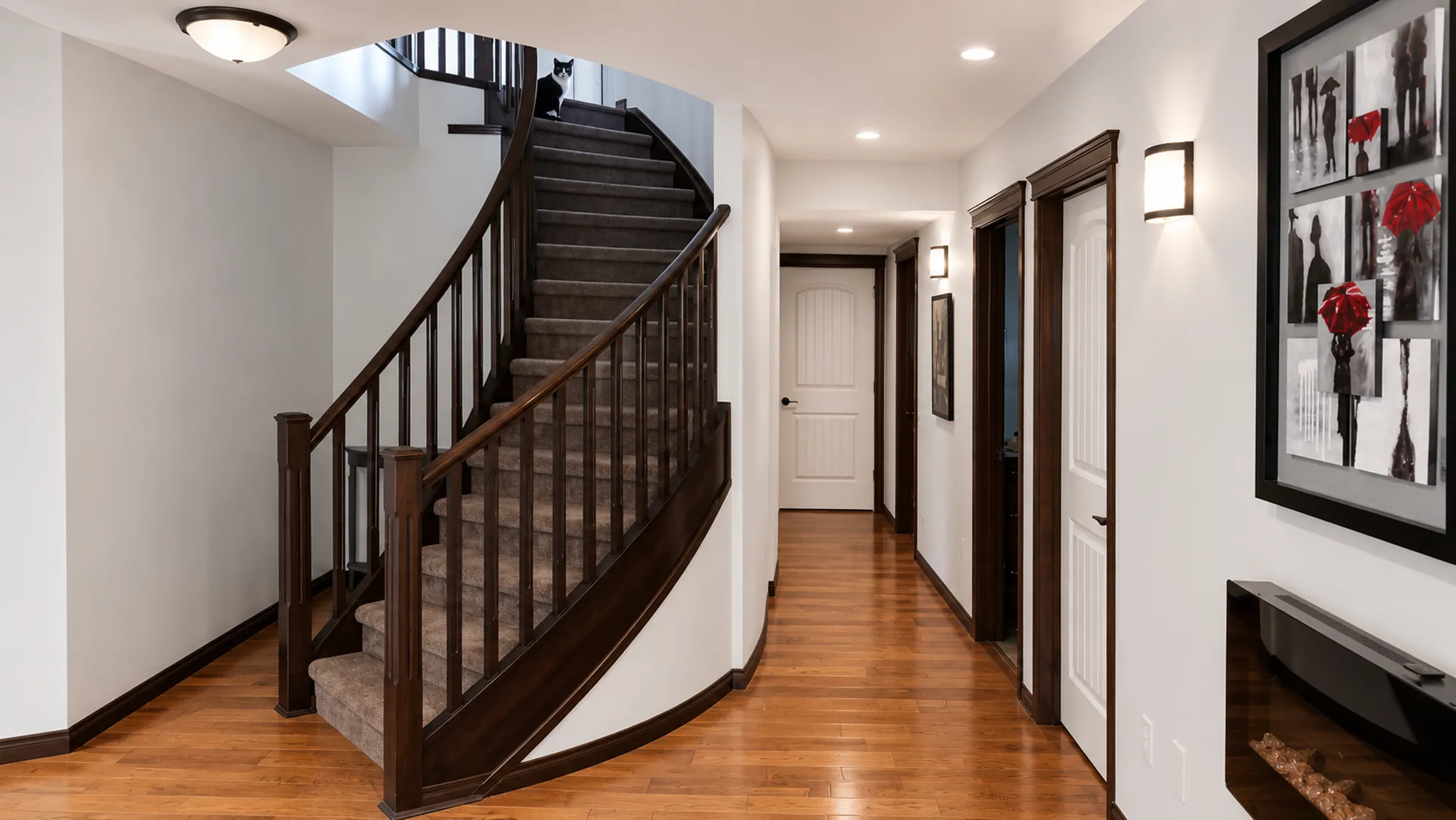 Staircase renovation in Chestermere