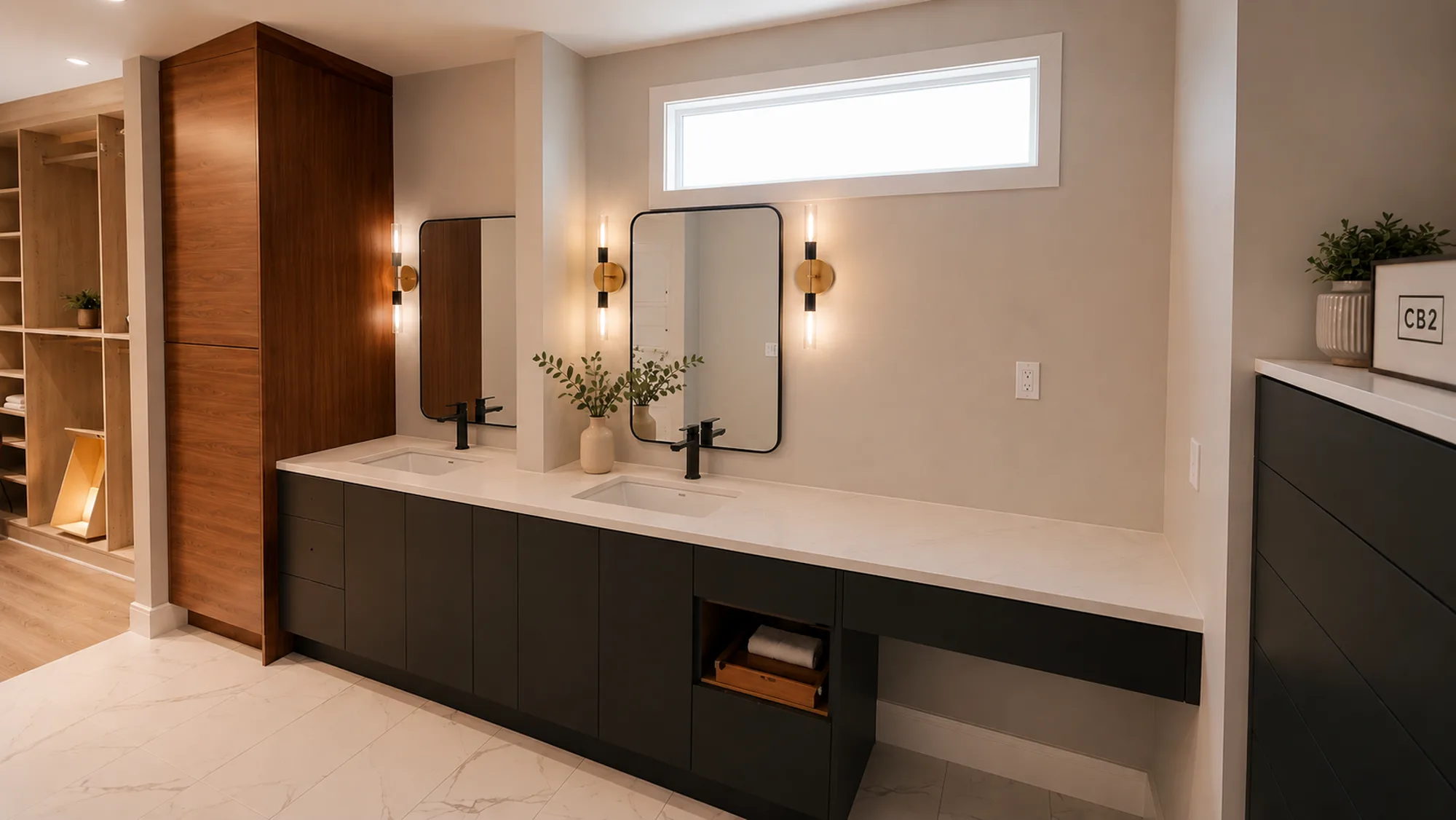 Custom vanity in Roxboro, Calgary